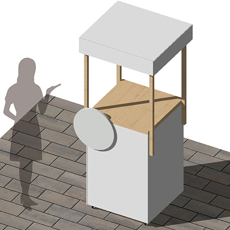 メディ屋台（3D）
