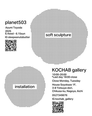 卒業生の活動 | Azumi Toyoda 個展「planet503」