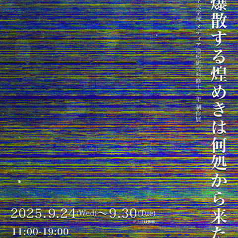 修士1年制作展『この爆散する煌めきは何処から来たのか』