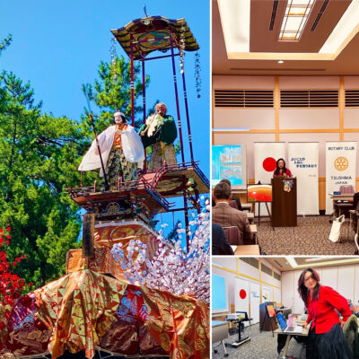 藤原更 津島ロータリークラブ卓話登壇